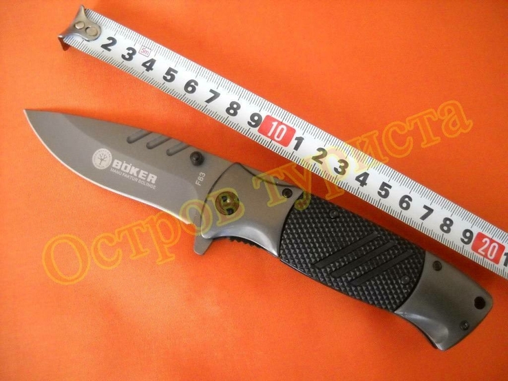 Нож складной Boker F83 с клипсой полуавтомат реплика, numer zdjęcia 6