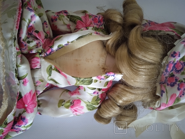 Лялька фарфорова, 48 см, фото №5
