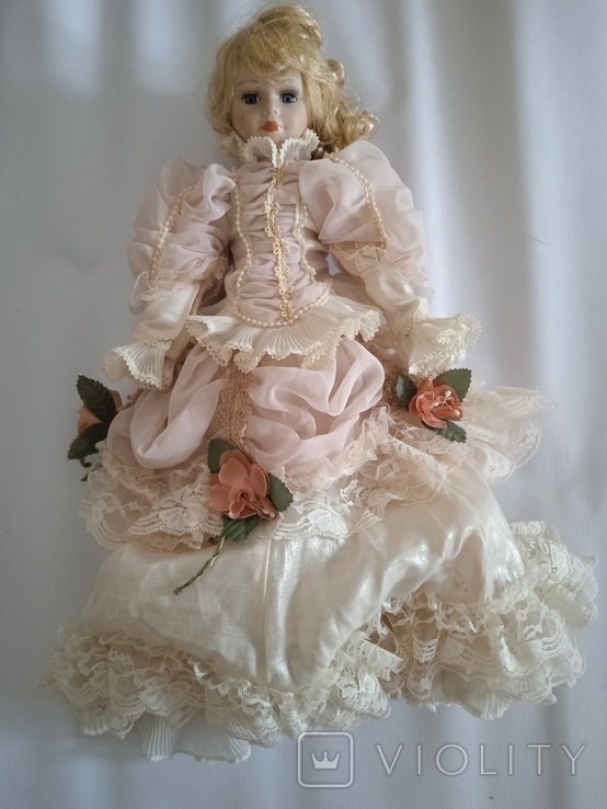 Фарфорова лялька. 40 см, фото №2