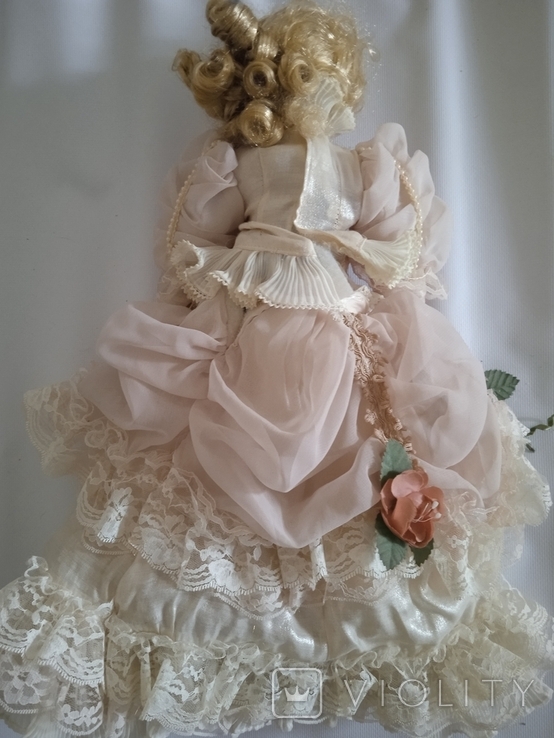 Фарфорова лялька. 40 см, фото №4