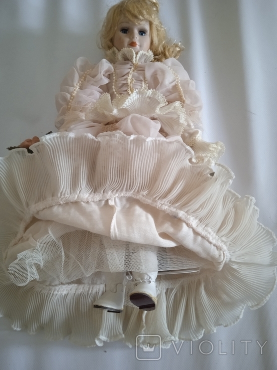 Фарфорова лялька. 40 см, фото №5