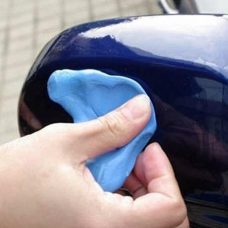 Синя (голуба) глина 3М для очистки кузова авто, фото №3