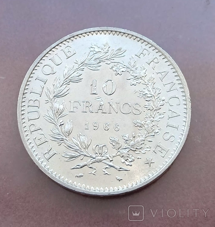 10 франков 1966 года с видео, фото №4