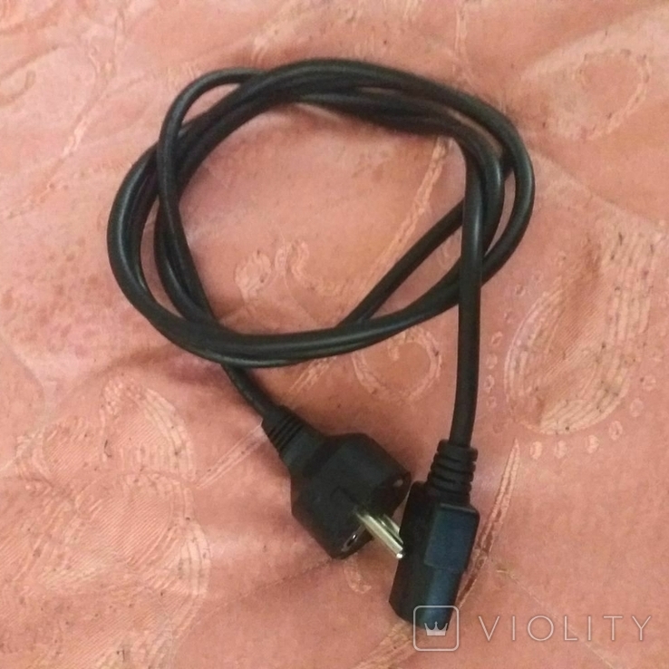 Сетевой кабель шнур питания для компьютера 1,5 м, фото №2
