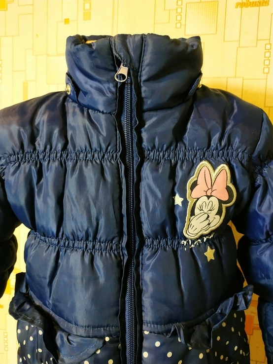 Куртка зимня для дівчинки MINNLE MOUSE на 3-4 роки, numer zdjęcia 4