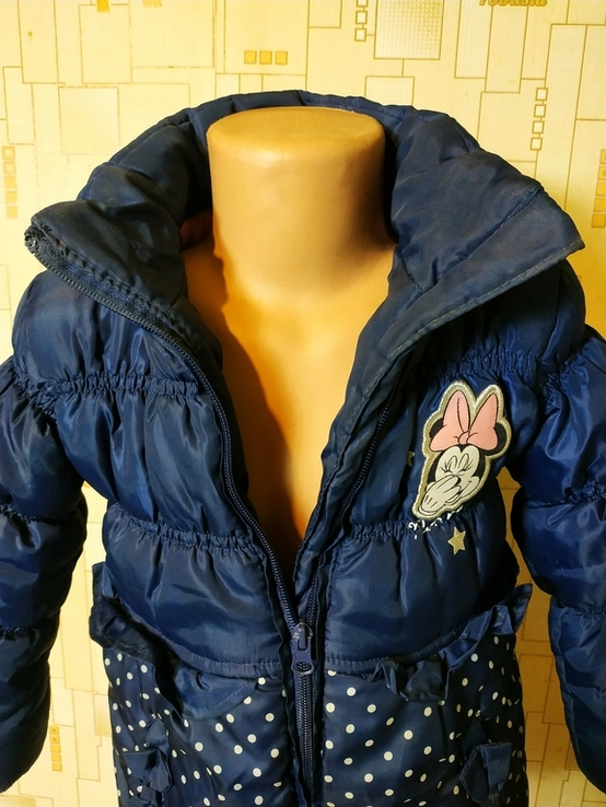 Куртка зимня для дівчинки MINNLE MOUSE на 3-4 роки, фото №5
