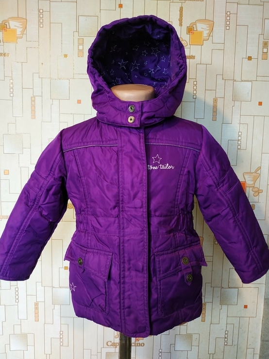 Куртка демісезонна для дівчинки TOM TAILOR на 92-98 см, numer zdjęcia 2