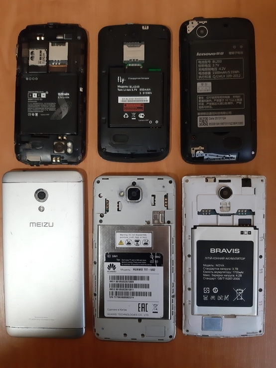 Продаю 6 різних телефонів на запчастини або відновлення., фото №4