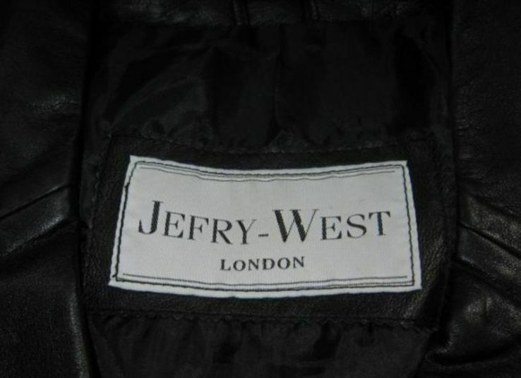 Легенька шкіряна чоловіча куртка- піджак Jefry West. Італія. 52р. Лот 1093, фото №5