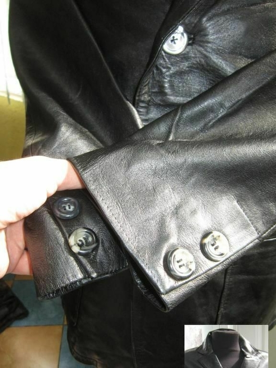 Легенька шкіряна чоловіча куртка- піджак Jefry West. Італія. 52р. Лот 1093, фото №6