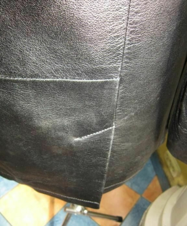 Легенька шкіряна чоловіча куртка- піджак Jefry West. Італія. 52р. Лот 1093, фото №7