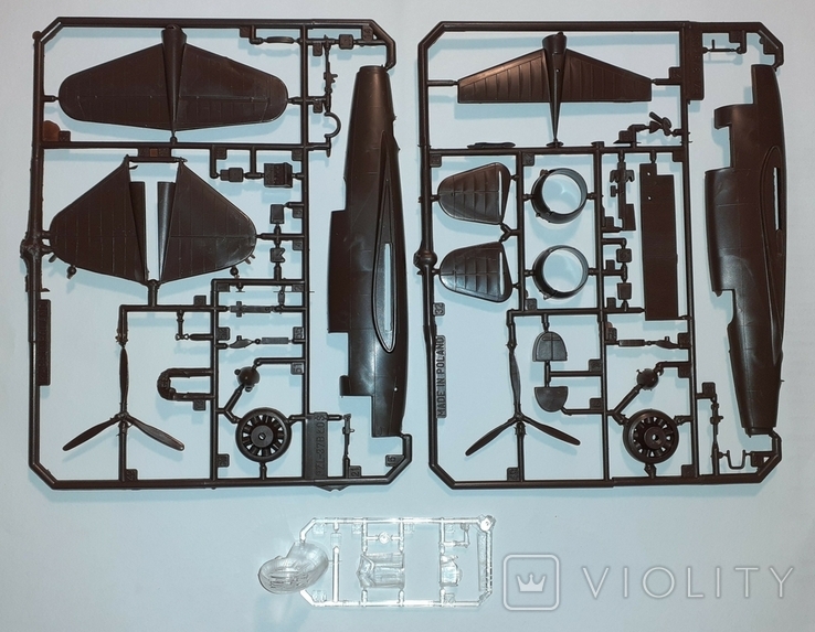 Збірна модель PZL-37A/B Los 1/72 Plastyk, фото №5