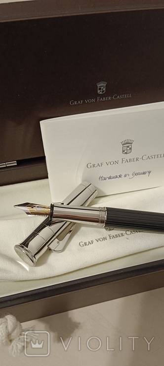 Étui à Stylos Graf Von Faber-Castell En Cuir Marron Clair - Trois Places, Occasion Prestige