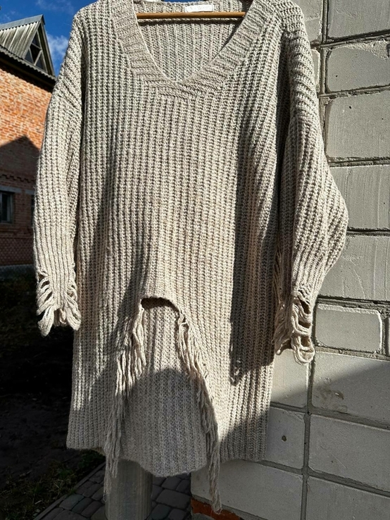 Подовжений светр, фото №2