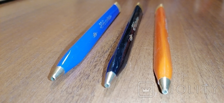 Ручки ювілейні ювілейні 3 шт з часів СРСР, фото №5