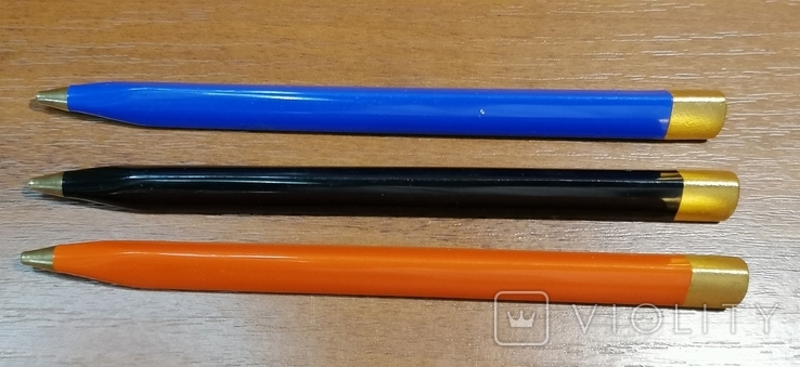 Ручки ювілейні ювілейні 3 шт з часів СРСР, фото №6