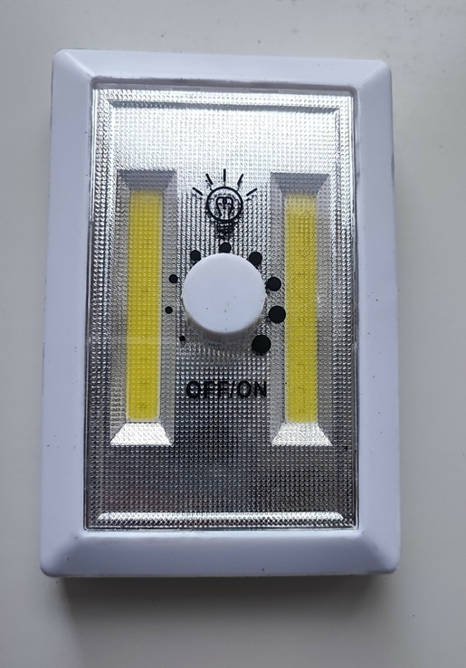 Світильник з регулятором на батарейках 3хААА, HY-605 LED, фото №2