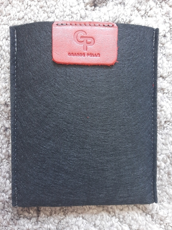 Шкіряна обкладинка на паспорт Grande Pelle 140х100 мм глянцева шкіра Sicillia червоний, photo number 8