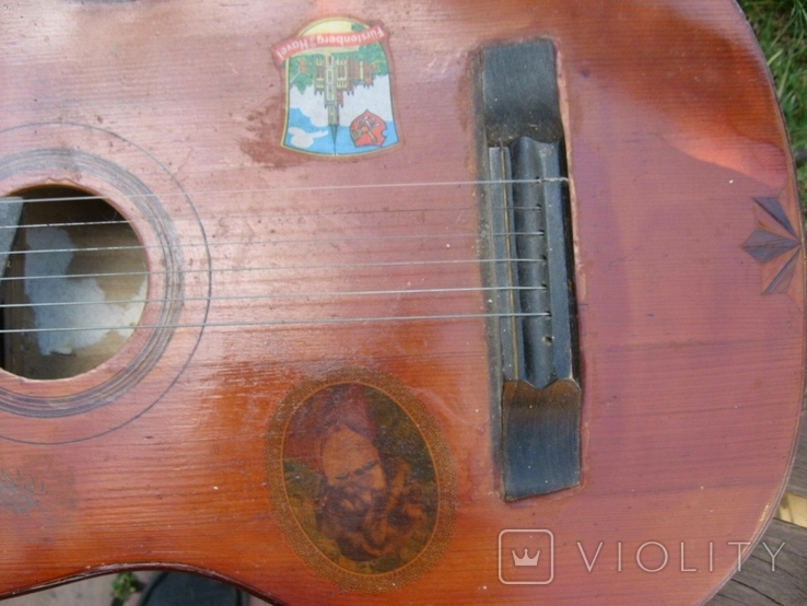 Гитара шестиструнная периода СССР (Изяславская фабрика), фото №11