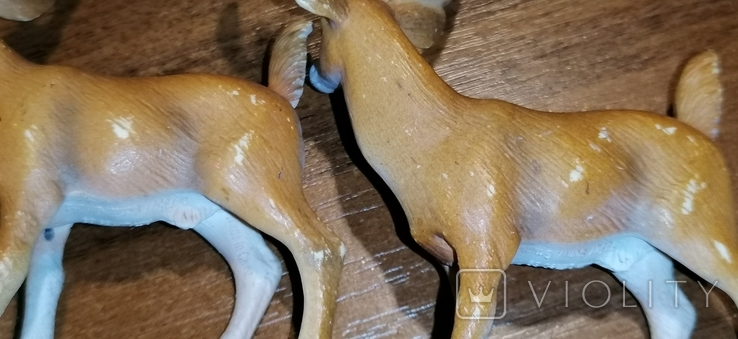 Статуетки пари оленів гумові пластикові Schleich, фото №12
