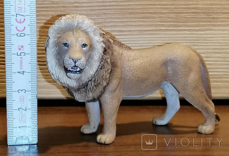 Статуетка лев гумовий пластиковий Schleich, фото №2