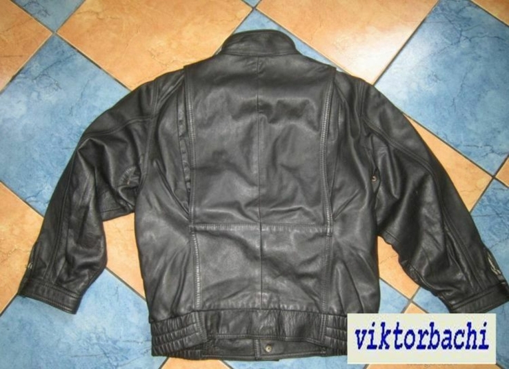 Маленька шкіряна чоловіча куртка - бомбер VMC (Echtes Leder). Німеччина. 48р. Лот 1100, фото №3