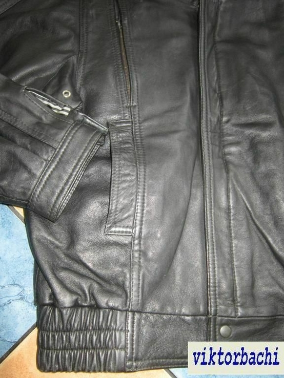 Маленька шкіряна чоловіча куртка - бомбер VMC (Echtes Leder). Німеччина. 48р. Лот 1100, фото №6