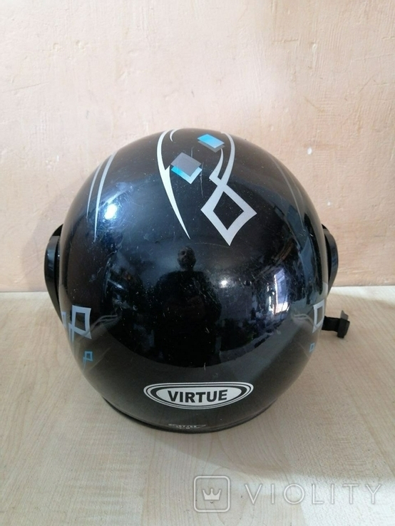 Мотоциклетный шлем, шлем для скутера, фото №3
