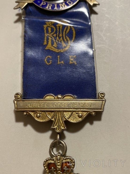 Масонская медаль. Серебро. 1978 год, фото №5