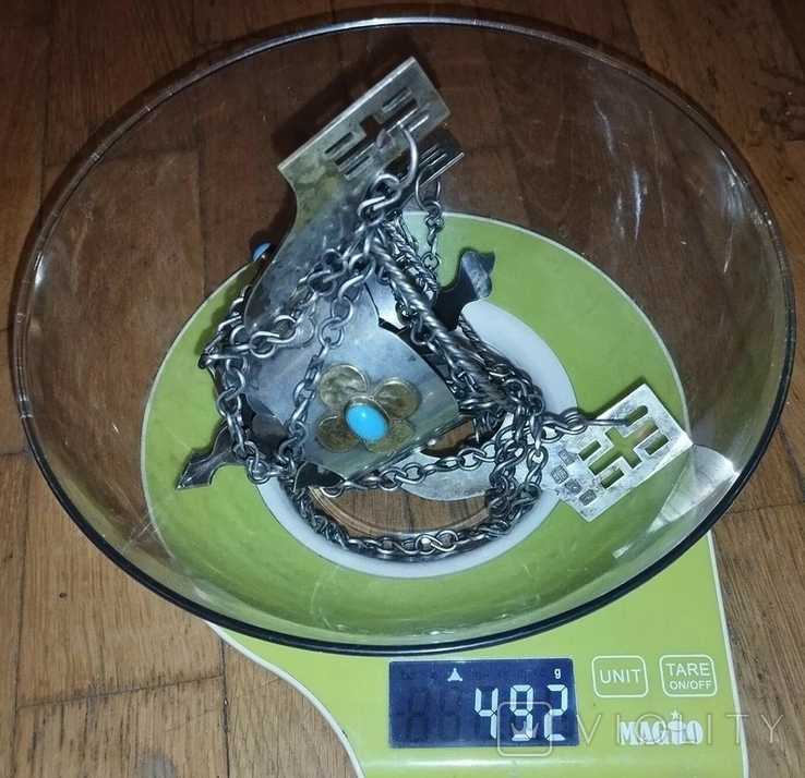  Серебряная лампада в полном комплекте, 84 пр. вес 492г, фото №13