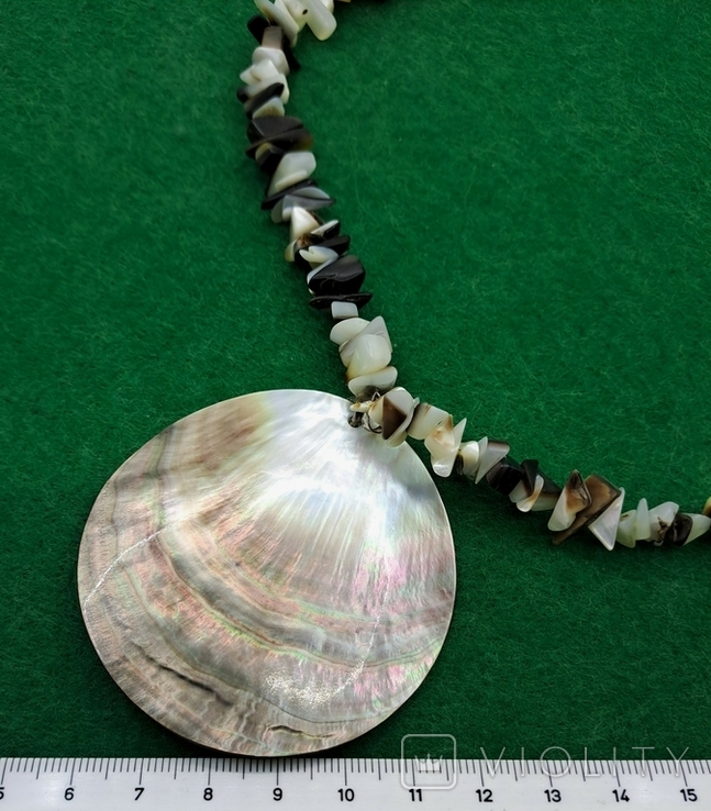 Ожерелье Серебро 925 Перламутр, фото №3