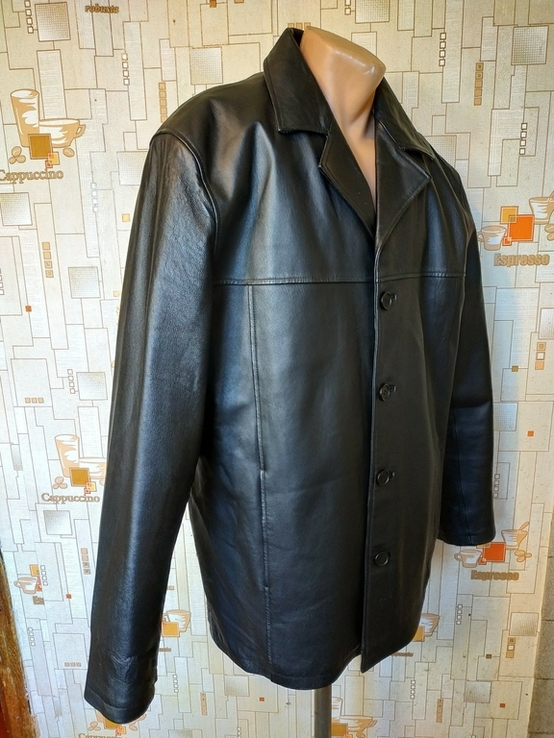 Нова шкіряна чоловіча утеплена куртка MATINEE p-p L, numer zdjęcia 3