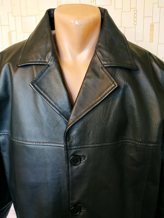 Нова шкіряна чоловіча утеплена куртка MATINEE p-p L, photo number 4