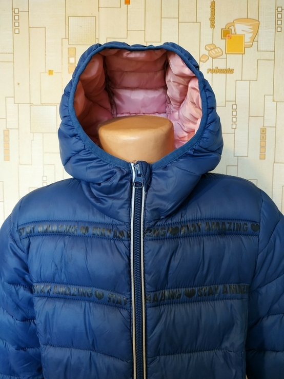 Куртка легка підліткова утеплена ALIVE унісекс на зріст 140 см, numer zdjęcia 4