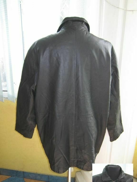 Велика чоловіча шкіряна куртка HENRY MORELL. 64р. Лот 464, фото №4
