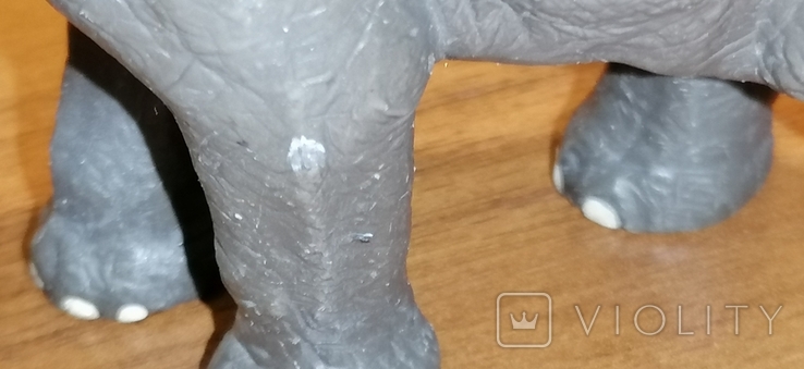 Статуетка африканський слон гумовий пластиковий Schleich, фото №13