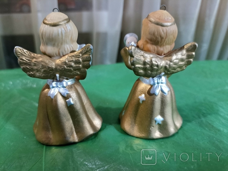 Колокольчики Рождественские ангелочки Германия, фото №4