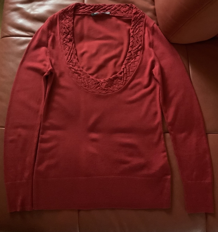 Пуловер красный Betty Barcley, р.34, фото №2