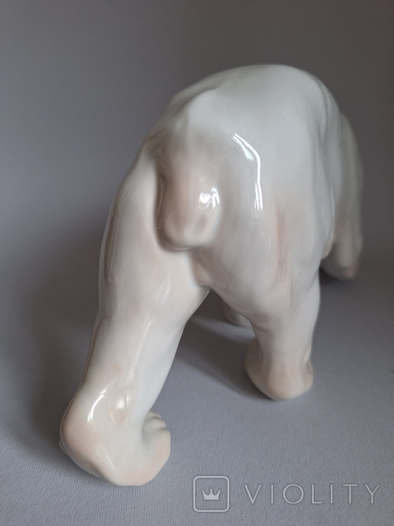 Porcelain figurine. Polar bear, Royal Copenhagen,