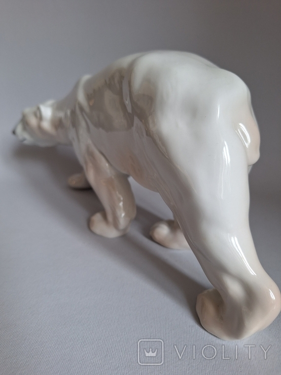 Porcelain figurine. Polar bear, Royal Copenhagen,