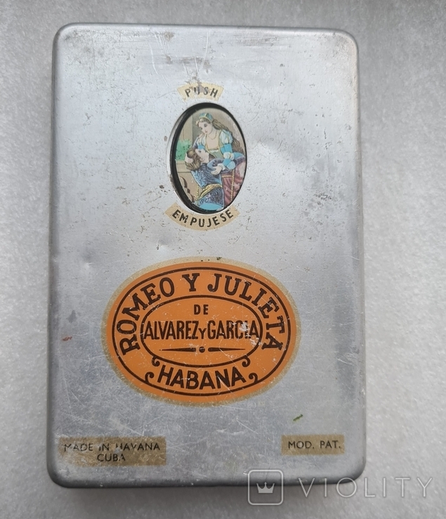 Сигарная коробка Romeo y Julieta, Habana. Куба., фото №2