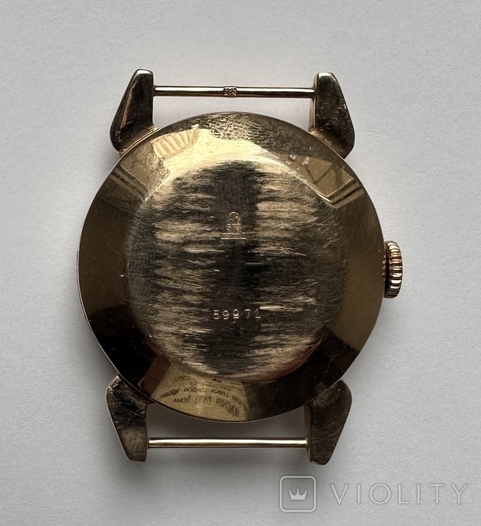 Золотые наручные мужские часы Москва (1-й МЧЗ им.Кирова), фото №6
