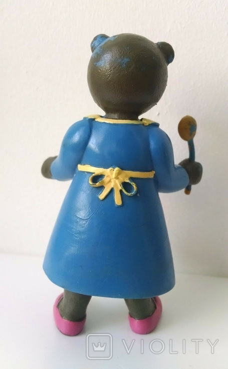 Figurine Petit Ours Brun Ski – Bayard Presse Danièle Bour, Occasion Bon état Sans Emballage