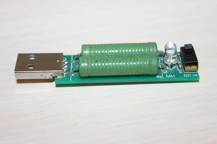 Нагрузка USB 1A/2A для проверки зарядных блочков и кабелей к мобильным аксессуарам, фото №3