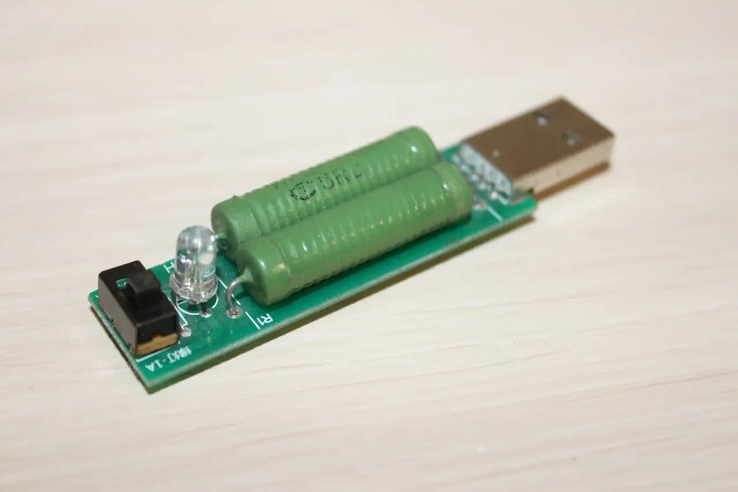 Нагрузка USB 1A/2A для проверки зарядных блочков и кабелей к мобильным аксессуарам, фото №4