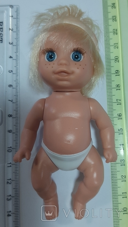 Лялька Nancy Famosa дитина крихітка Ненсі з блакитними очима 11,5см, фото №9