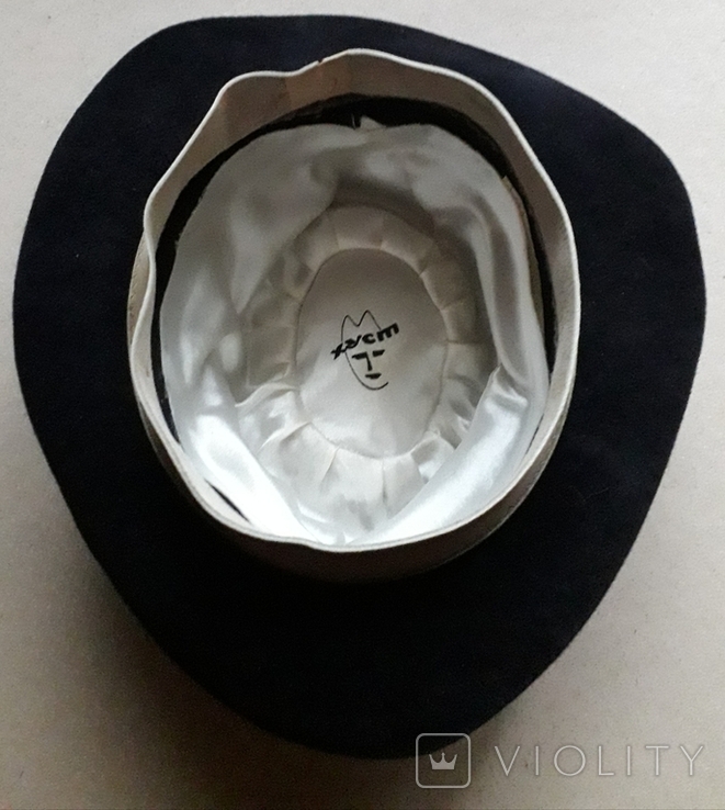 Фетровий капелюх Хуст березень 1966 р., ідеал 56 розм., фото №6