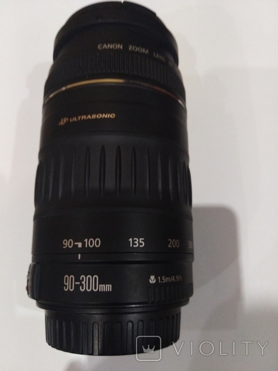 Об'єктив Canon Ultrasonic EF 90-300mm (f/4.5-5.6)+фотоапарат, фото №2