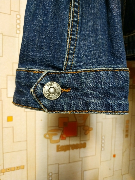 Куртка чоловіча джинсова VOGELE стрейч p-p S(ближче до М), фото №6