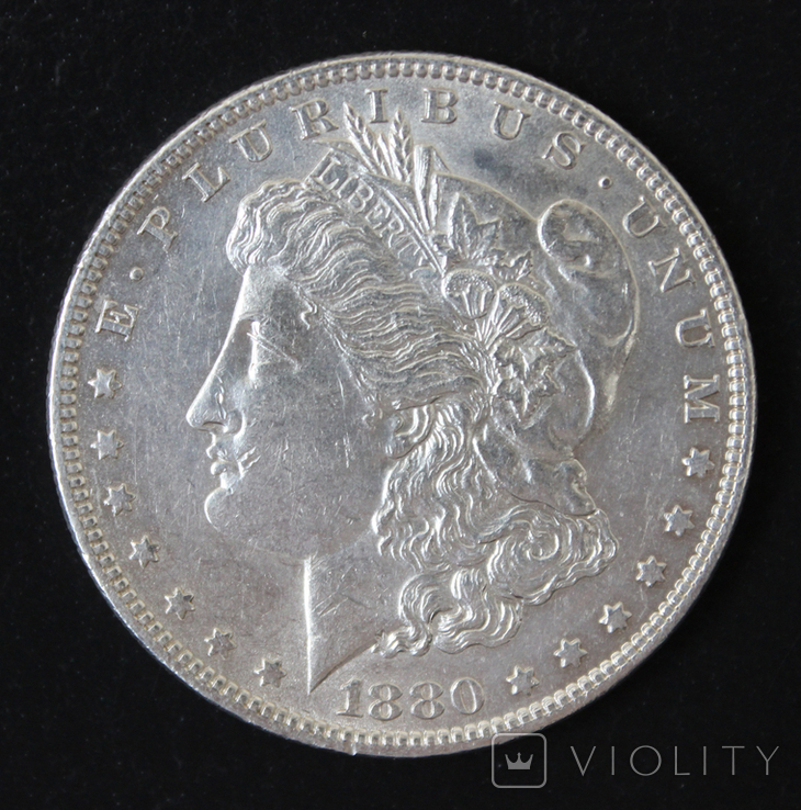 1 доллар 1880(О), фото №2